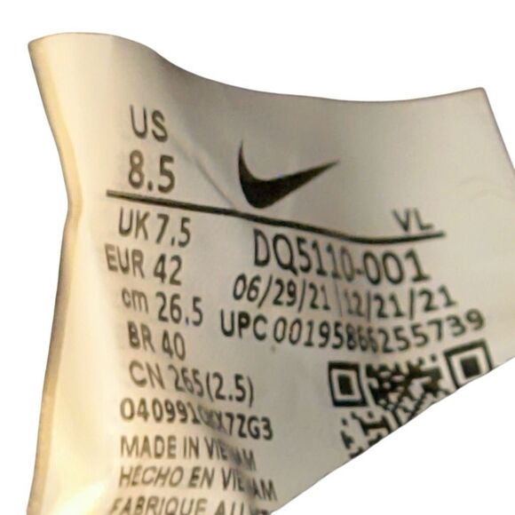 Size 8.5 Nike Vapor Edge Speed 360 Smoke Grey DQ5110-001 Football Shoe cleats - Picture 7 of 7